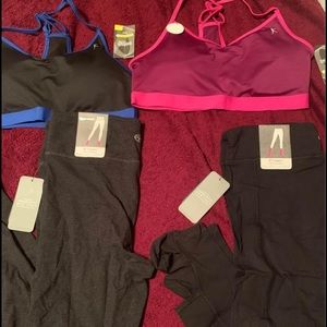 NWT women’s workout activewear clothing lot medium